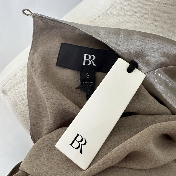 NWT Banana Republic Maxime Metallic Top SMALL Champagne Gold Relaxed‎ Lined - Picture 11 of 11